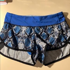 Lululemon 4-way speed shorts